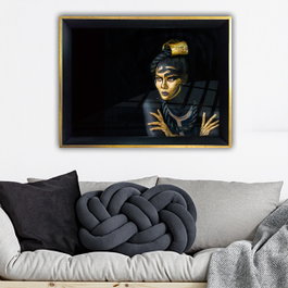Wallity Cuadro Decorativo Enmarcado Multicolor 35 x 45 cm